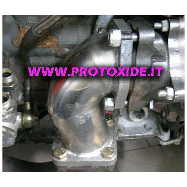 Downpipe קטר לנצ'יה דלתא טורבו GTO 410 מנועי טורבו בנזין עם צינור למטה