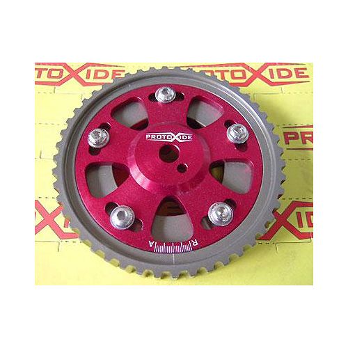 Polea de árbol de levas regulable Fiat Punto GT graduada regulable - Uno Turbo 1400 última serie 48 dientes Poleas ajustables...