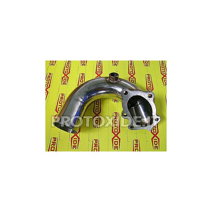 Downpipe increased exhaust Fiat Coupè 2000 20v Turbo - GT28 -GTX28 in stainless steel 5 cylinders Downpipe turbo petrol engines