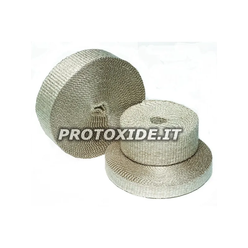 Benda collettore scarico downpipe marmitta INFERNO 4.5m x 5cm 1100 gradi alte temperature