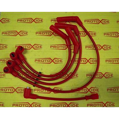 Fiat Uno Turbo 1300 red high conductivity spark plug cables Specific spark wire plug for cars