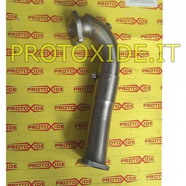 Downpipe scarico maggiorato Fiat Grande Punto 500 1.4 per GTO221 acciaio inox