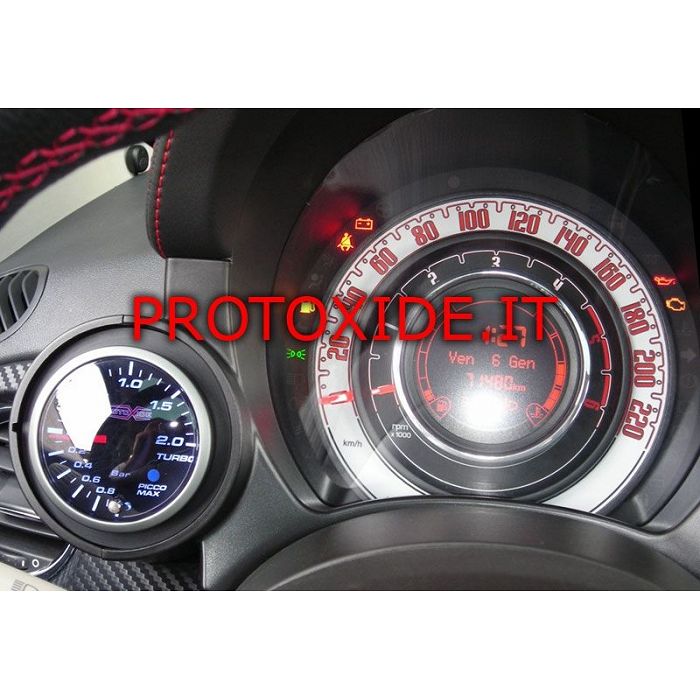 Turbo pressure gauge for 500 Abarth Turbo pressure gauge for 500 Abarth