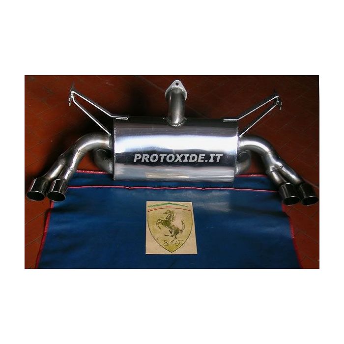 Stainless steel muffler for Ferrari 348 Stainless steel muffler for Ferrari 348