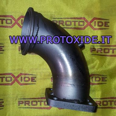 Lancia Delta 2000 Turbo steel exhaust downpipe for Tial turbocharger scroll Downpipe turbo petrol engines
