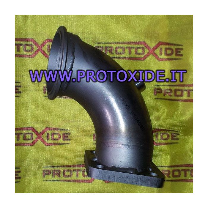 Lancia Delta 2000 Turbo steel exhaust downpipe for Tial turbocharger scroll Downpipe turbo petrol engines
