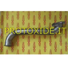 Iztopna downpipe cev Peugeot 207 - Mini Cooper R56 1.6 Turbopolnilnik GT28R GTX28 GTO262 Turbo bencinski motorji s padajočo c...