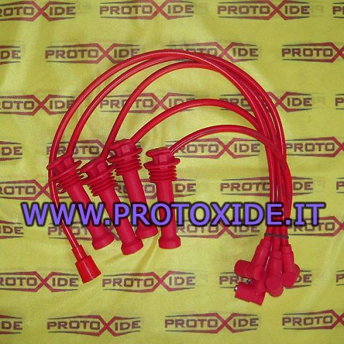 Cables de bugia vermells d'alta conductivitat per a Suzuki Swift 1300 16v Cables de vela específics per a automòbils