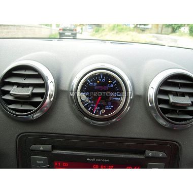 Turbo manometer nainštalovaný na Audi S3 - typ TT 2 Tlakomery Turbo, Benzín, Olej