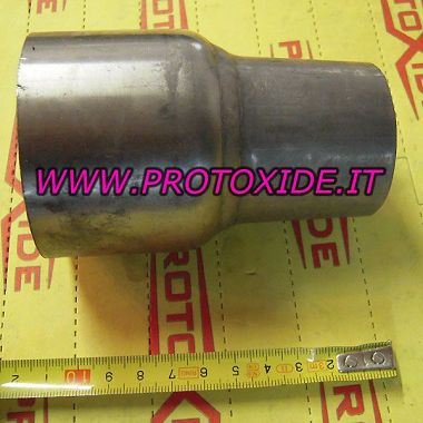 Tubo ridotto 60mm -50 acciaio inox Tubi ridotti dritti acciaio inox