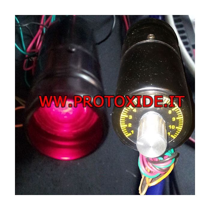 Red shift light for gear shift indicator Engine tachometer and shift lights