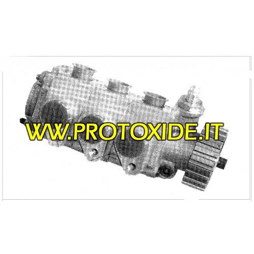 Dry sump oil pump for 2-stage