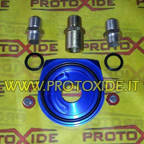 Adaptateur sandwich pour radiateur d'huile pour moteurs essence Fiat - Alfa - Lancia et diesel Jtd