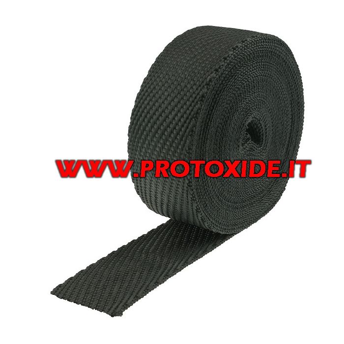 Benda manifold and muffler Leather Cobra 4.5mx 5cm Heat shield and Wrap