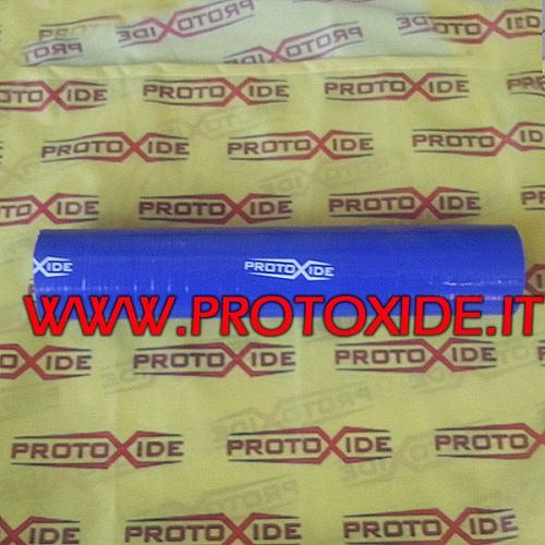 Blauwe siliconen slang 100 mm interne lengte 50 cm Rechte siliconen slangmouwen