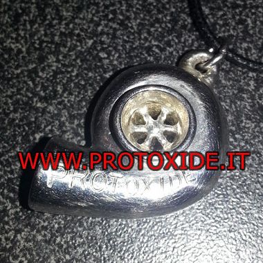 Ciondolo chiocciola Turbo ProtoXide realizzato in argento