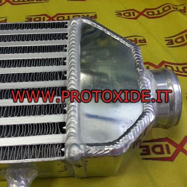 Front intercooler with side and straight connection type 6L Air-Air Intercooler
