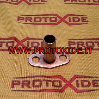 Oil drain fitting for Garrett GT turbochargers Steel Oil pipes and fittings for turbochargers