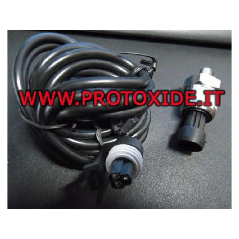 Sensor de pressão até 30 bar, alimentação de 5 volts, saída de 0-5 volts.