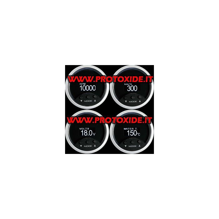 Visualizzatore Obd2 4 parametri 52mm Visualizzatore Obd2 4 parametri 52mm