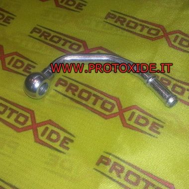 Raccordo acqua turbocompressore lungo sagomato