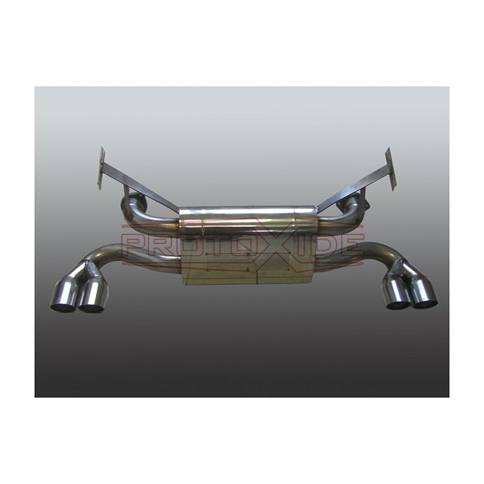 Exhaust muffler for Ferrari 348 TB - TS FERRARI 348 Exhaust muffler for Ferrari 348 TB - TS FERRARI 348