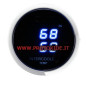 Dubbele display 52 mm ronde intercooler luchttemperatuurmeter