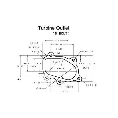 Garrett turboahdin GT 2560R Kilpalaakeroidut turboahtimet