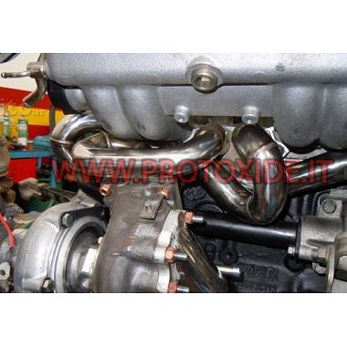 Fiat Uno Turbo 1.300 için paslanmaz çelik egzoz manifoldu Turbo Benzinli motorlar için çelik manifoldlar