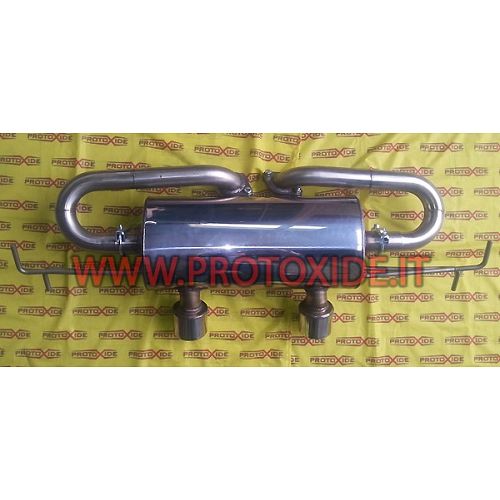 מפלט סופי רנו קליאו 3.000 v6 ספורט נירוסטה משתיקי קול וצנרת