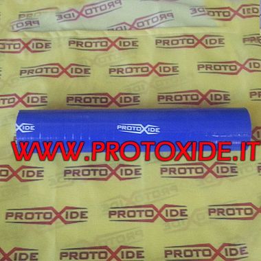 Silicone hose 80mm blue interior, 10cm Straight silicone hose sleeves