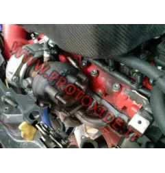 Coletor de escape central em aço para Fiat Grande Punto -500 Abarth 1400 16v Turbo Coletores de escape de aço para motores Tu...