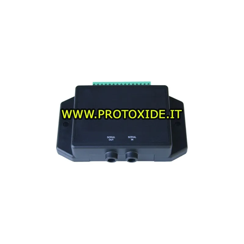 Data-acquisitie-interface 4 analoge ingangen 5 volt, digitaal, frequentiegebruik 12v PC-software