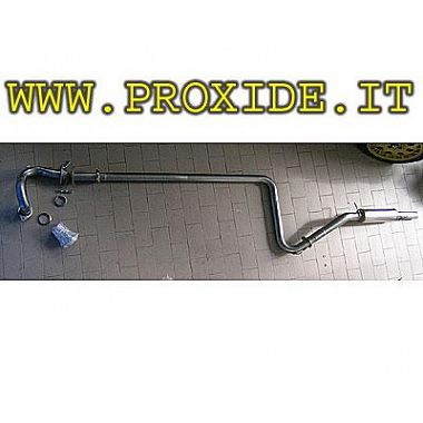 Complete stainless steel renault 5 GT Turbo oversized exhaust Complete sports exhaust systems