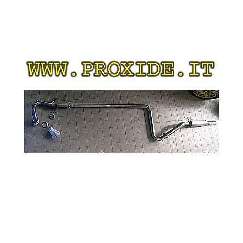 אגזוז שלם מנירוסטה רנו 5 GT Turbo בגודל גדול מערכות פליטה ספורטיביות שלמות