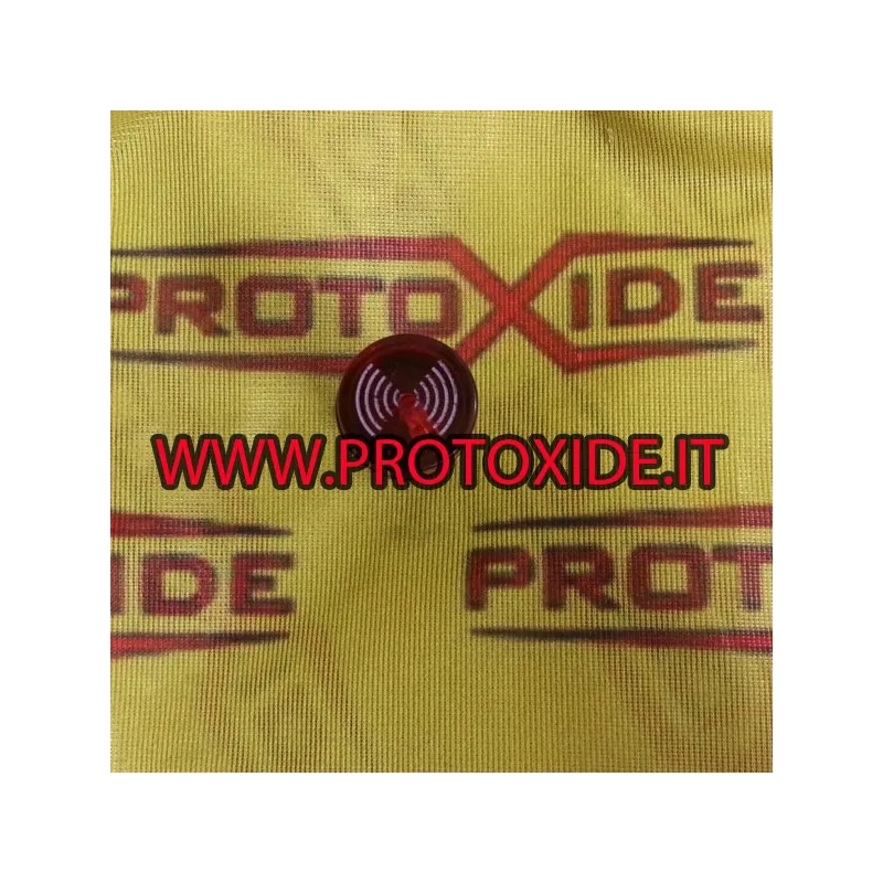 Advertencia sonora y luz roja de 12v con zumbador