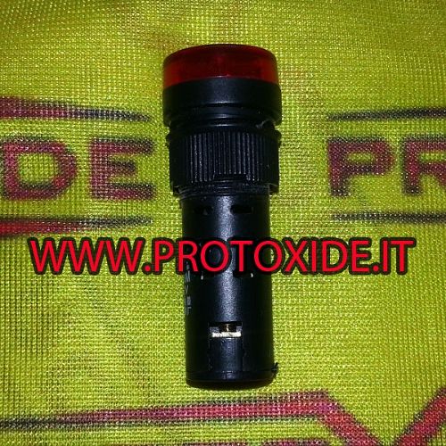 Avviso sonoro e Luce Rossa 12v con buzzer