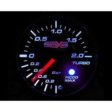 Turbo pressure gauge with alarm memory and 52mm from -1 to +2 bar Voltmeters and ammeters