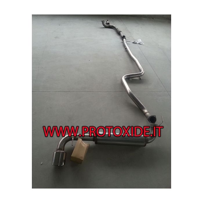 Lancia Delta Evoluzione 70mm stainless steel increased exhaust complete muffler Complete sports exhaust systems