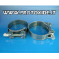 Clamps for high pressure 50 mm with locking nut pz.2