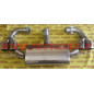 Rear exhaust for Audi TT 2.0 dual output comme tts