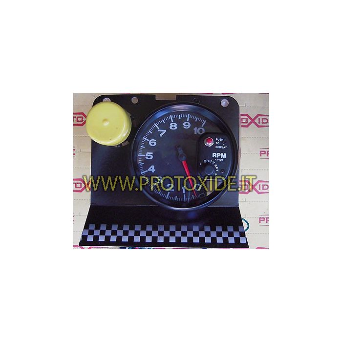 10000 rpm large 125mm engine rev counter with shift light Engine rev counter and shift lights