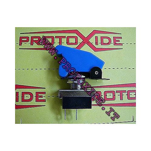 Interruptor tipo militar color AZUL baby go Interruptores y pulsadores