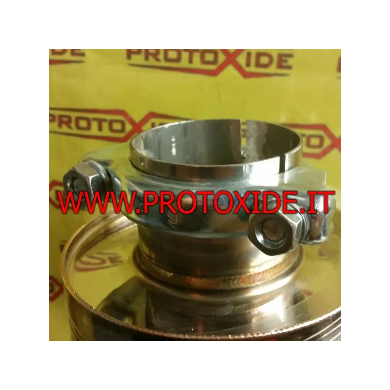 72mm exhaust muffler collar clamp