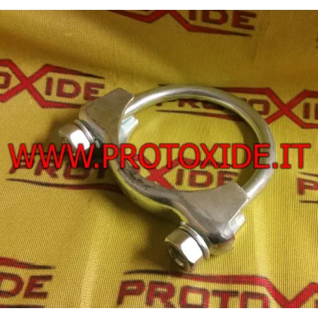 Abrazadera de collar de silenciador de escape de 72 mm
