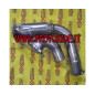 Downpipe scarico Fiat Punto GT turbocompressore Garrett GT25 GT 28 GTX28 maggiorato in acciaio inox con flessibile Downpipe scarico Fiat Punto GT turbocompressore Garrett GT25 GT 28 GTX28 maggiorato in acciaio inox con flessibile
