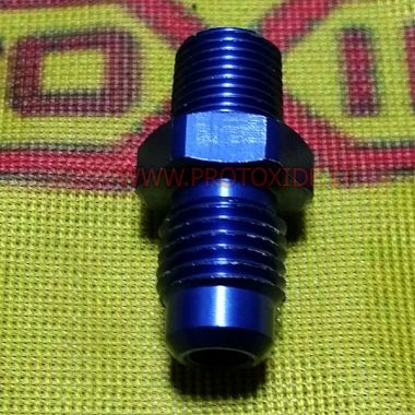 Nipple 4AN - 1-8 npt straight fitting Spare parts for nitrous oxide systems