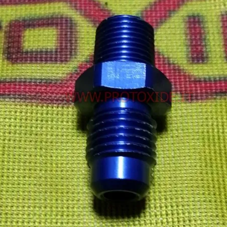 Nippel 4AN - 1-8 npt rak koppling Reservdelar till dikväveoxidsystem