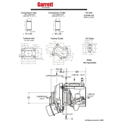 Turbosprężarka Garrett GT20 Oversized Bushing Racing Bearing Turbosprężarki