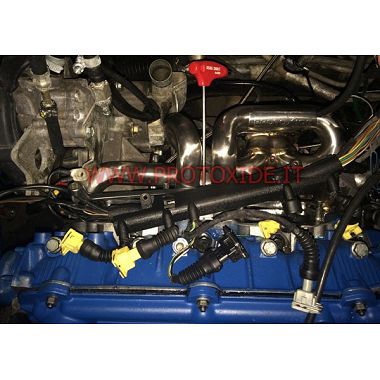 Collecteur d'échappement en acier inoxydable pour Fiat Uno Turbo 1.300 Collecteurs d'échappement en acier pour moteurs Turbo ...